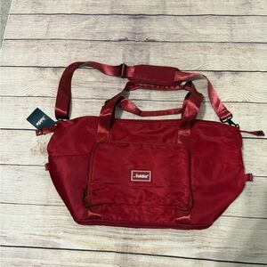 Foldie Red Travel Bag for Women